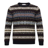 Maglioni Unisex In The Box - Maglia Girocollo Fantasia Jacquard - Multicolore
