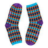 Calzini Donna Surkana - Calzini medi con motivi jacquard - Multicolore