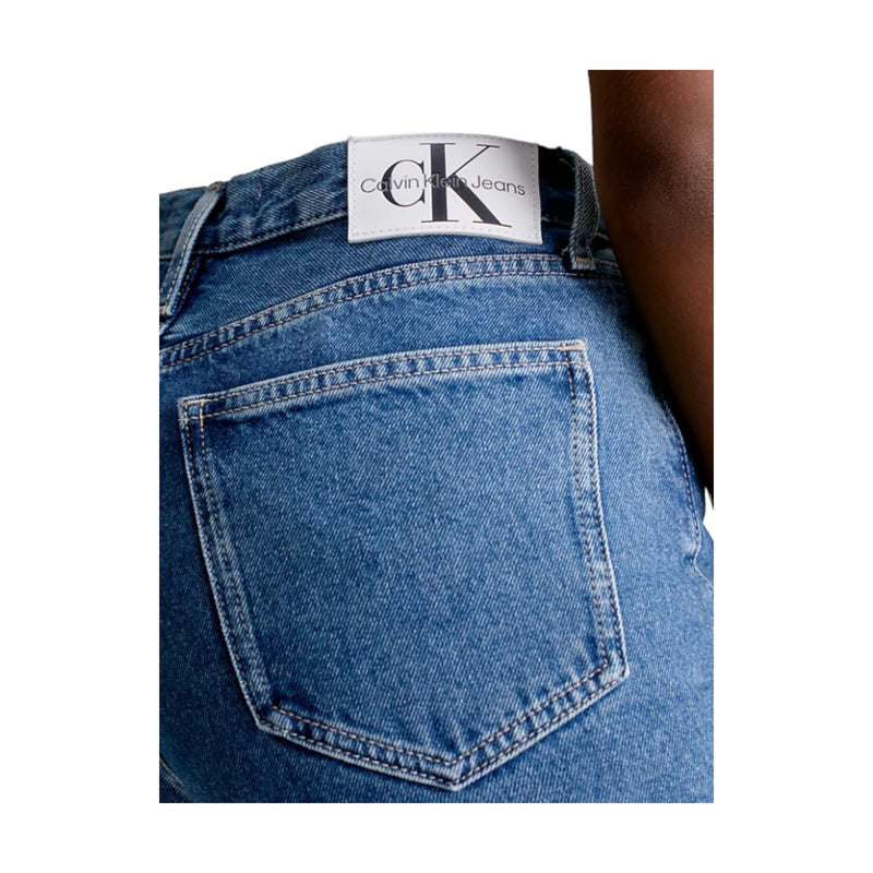 Jeans Donna Calvin Klein - Authentic Slim Straight - Blu