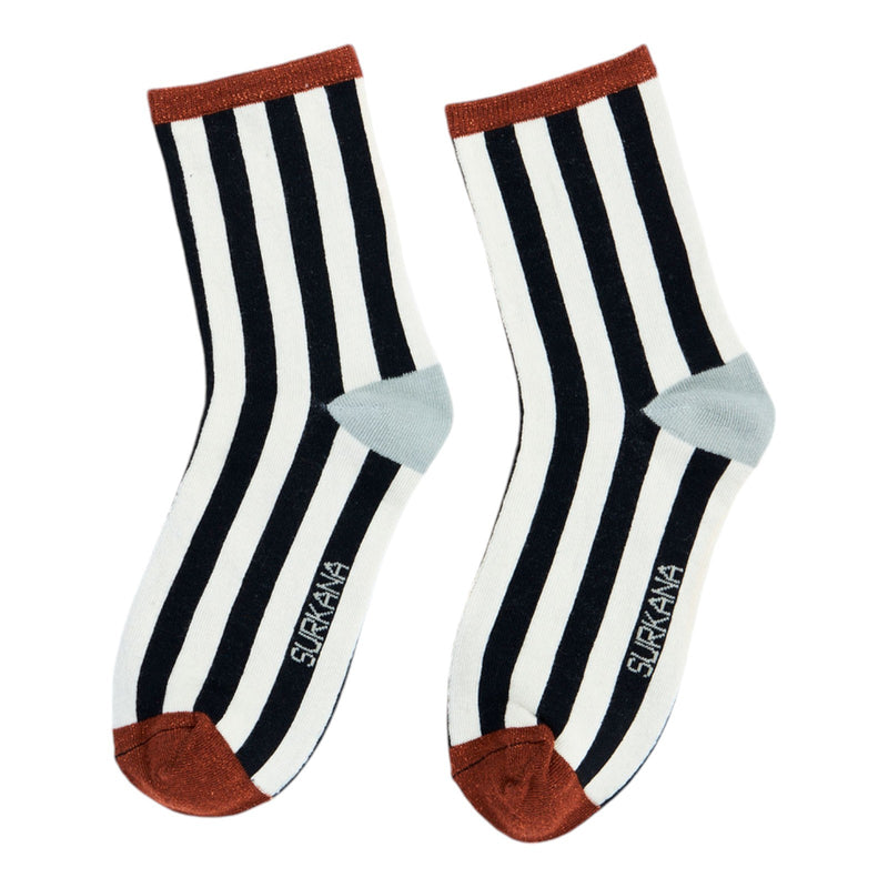 Calzini Donna Surkana - Calze medie con motivi jacquard - Multicolore