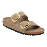 Sandali Donna Birkenstock - Arizona Big Buckle Oiled Leather - Beige