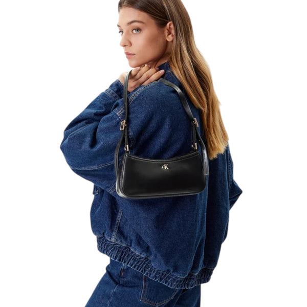 Borse a tracolla Donna Calvin Klein - Ck Small Shoulder Bag - Nero