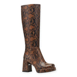 Stivali Donna Buffalo - Aaliyah Boot Hi-Vegan Nappa - Marrone