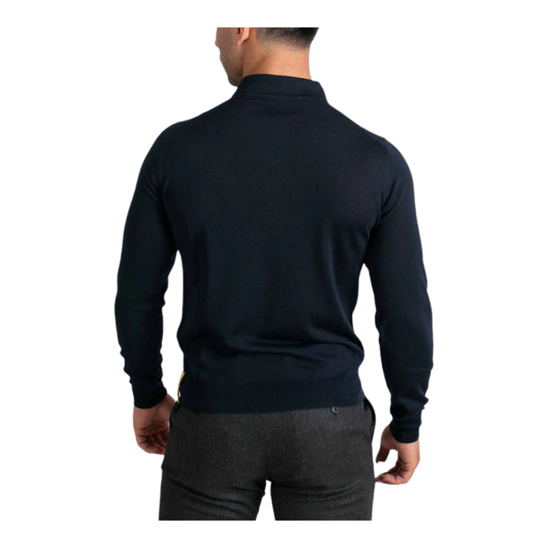 Maglie a manica lunga Uomo K-Way - Rey Wool Merino Blend - Blu