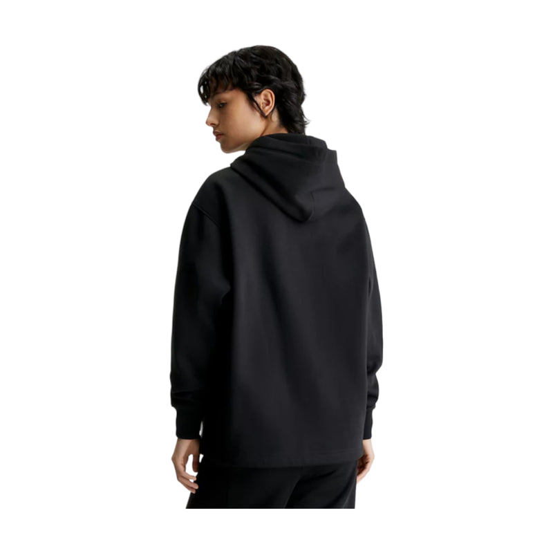 Felpe con cappuccio Donna Calvin Klein - Logo Drawcord Hoodie - Nero