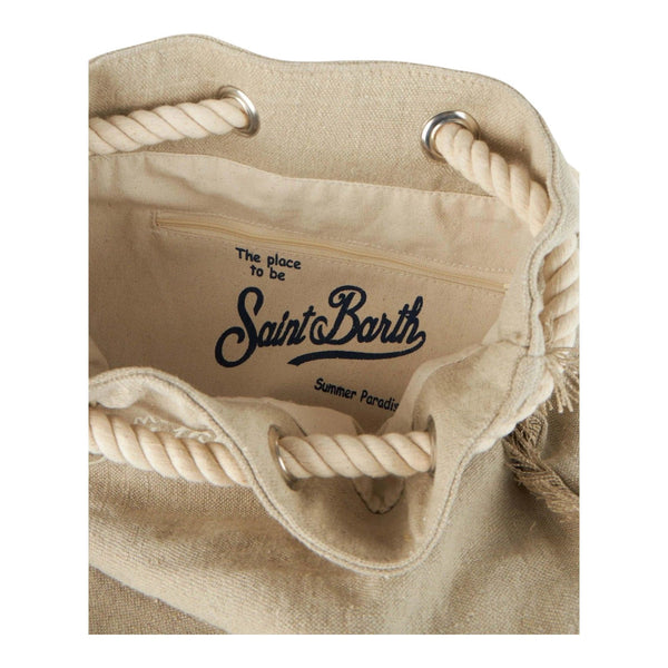 Borse a zainetto Ragazza Mc2 Saint Barth - Boat Backpack Linen - Multicolore