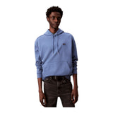 Felpe con cappuccio Uomo Calvin Klein - Ls Eu Badge 350Terry Hoodie - Azzurro