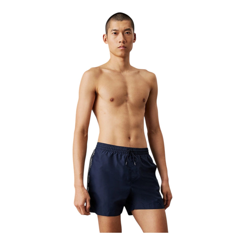 Pantaloncini e calzoncini Uomo Calvin Klein - Medium Drawstring Logo Tape - Blu