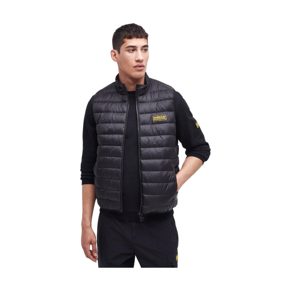 Gilet Uomo Barbour International - Racer Reed Gilet - Nero