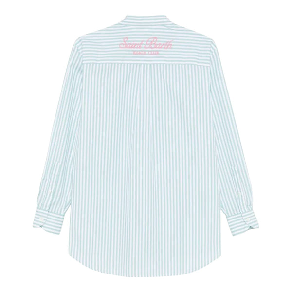 Camicie Bambina Mc2 Saint Barth - Girl Long Sleeves Shirt - Verde