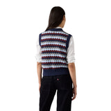 Maglie Donna Levi's - Charlie Vneck Vest Anice Geo Chocolate T - Multicolore