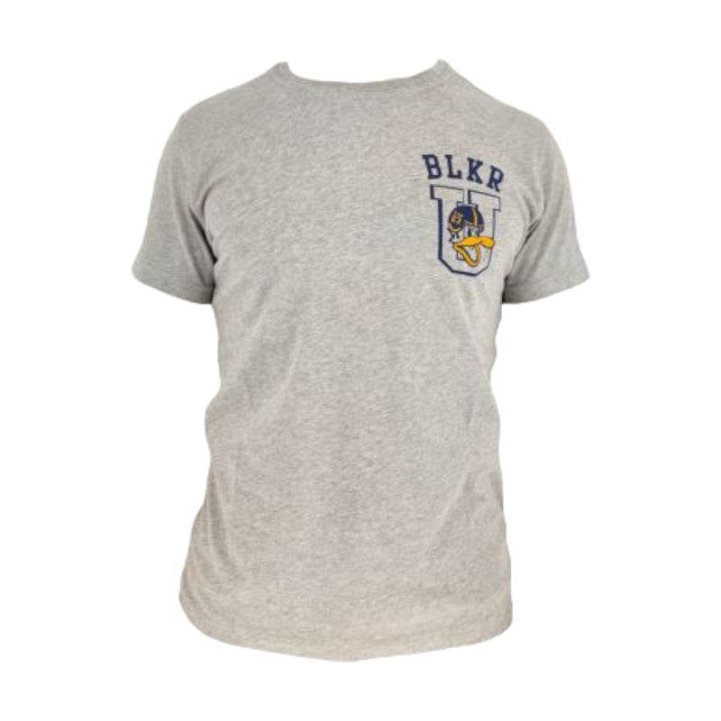 T-shirt Uomo Bl'ker - Grafica Duck University - Grigio