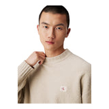 Maglie Uomo Calvin Klein - Boucle Boxy Sweater - Beige