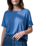 T-shirt Donna Surkana - T-shirt a maniche corte, maniche a palloncino - Azzurro
