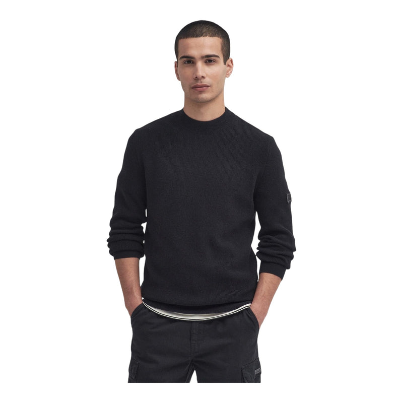 Maglioni Uomo Barbour International - Crawley Crew Neck Jumper - Nero