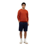 Maglioni Uomo Tommy Hilfiger - Seasonal Structure Crew Neck - Ruggine