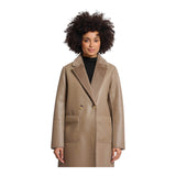Cappotti Donna RINO & PELLE - Reversible double breasted coat - Beige