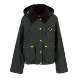Giubbini Donna Barbour - Reighton Wax - Verde