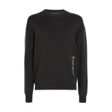 Maglie Uomo Calvin Klein - Vertical Institution Sweater - Nero