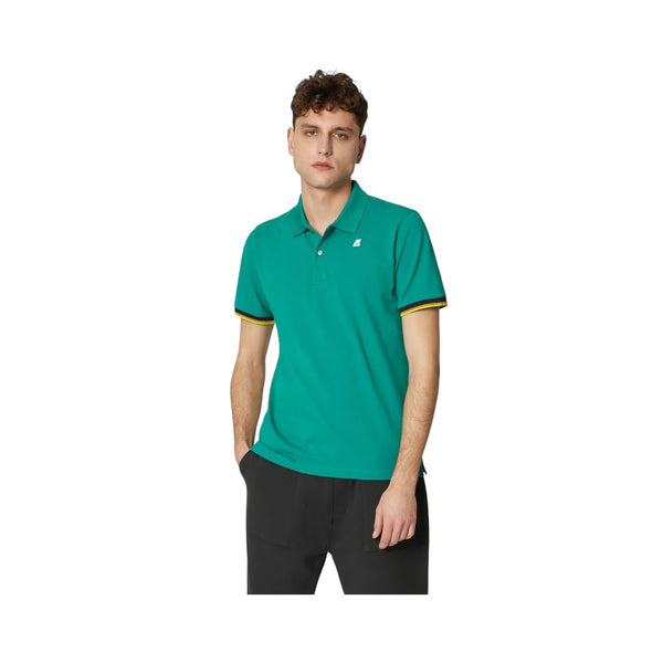 Polo Uomo K-Way - Polo Manica Corta Vincent - Verde