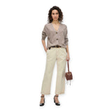 Pantaloni Donna iBlues - Pantalone lungo IBLSTAFFA - Avorio