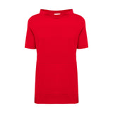 T-shirt Donna Alpha Studio - Collo Tiffany M/M Jersey Shapes - Rosso