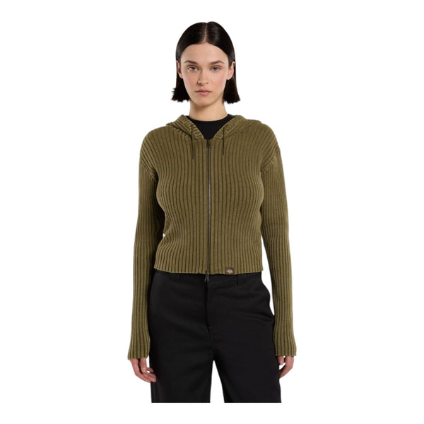 Cardigan Donna Dickies - Unionville Fz Hoodie W - Verde militare