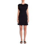 Vestiti casual Donna Twinset - Mini Abito Smanicato Con Ricamo Spalle - Nero