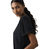 T-shirt Donna Levi's - Lori Linen Dolman Tee - Blu