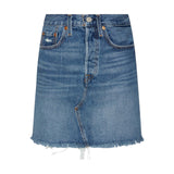 Gonne casual Donna Levi's - High-Rise Deconstructed Skirt - Blu