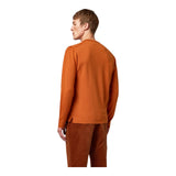 Maglioni Uomo Alpha Studio - Girocollo M/L Slim Merinos - Arancione