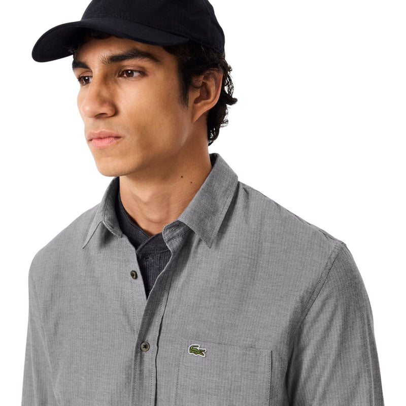 Camicie casual Uomo Lacoste - Camicia M/L - Blu