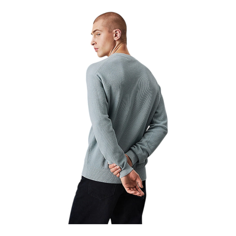 Maglioni Uomo Calvin Klein - Casual Texture Sweater - Grigio