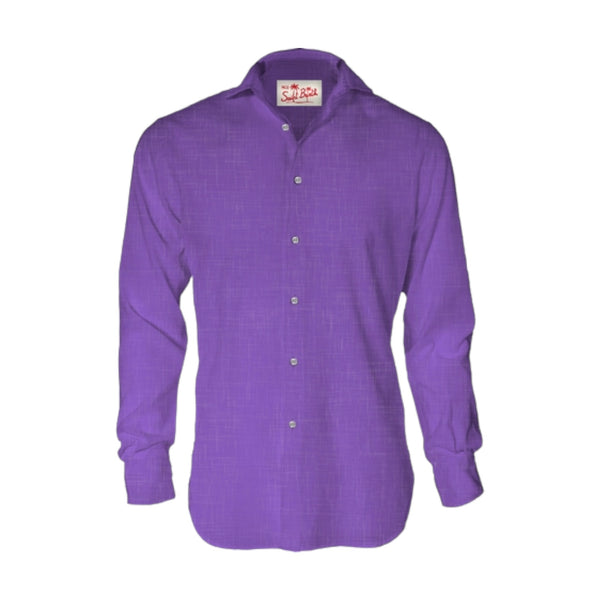 Camicie casual Uomo Mc2 Saint Barth - Pamplona	Classic Shirt - Viola