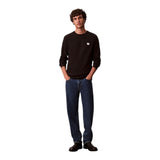 Maglie Uomo Calvin Klein - Ls Eu Badge 350Terry Cn Swtshrt - Nero