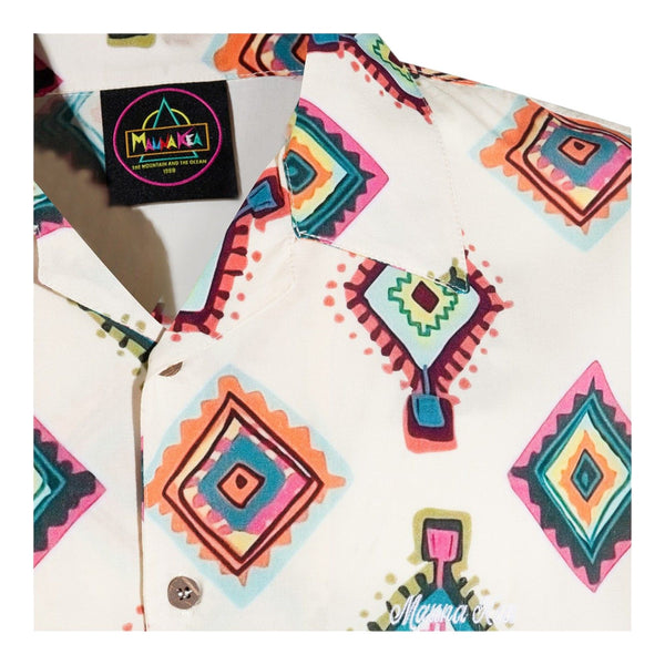 Camicie casual Uomo Mauna Kea - All Over Print Shirt - Bianco
