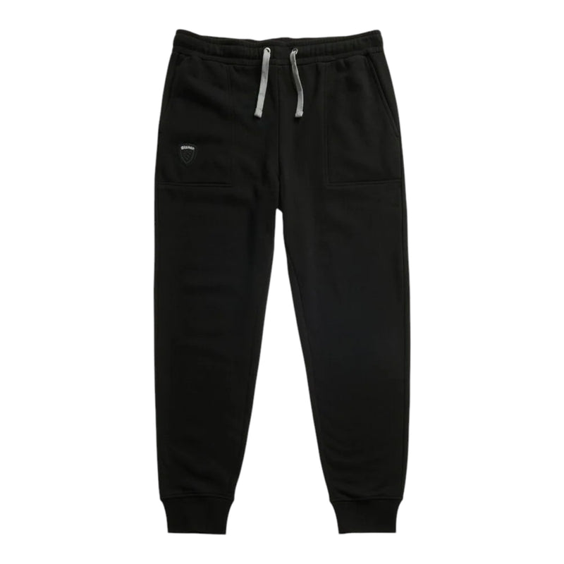 Pantaloni Uomo Blauer - Walk Pantaloni In Felpa - Nero