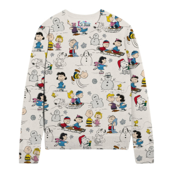 Maglioni Ragazza Mc2 Saint Barth - Crewneck Sweater Printed - Multicolore