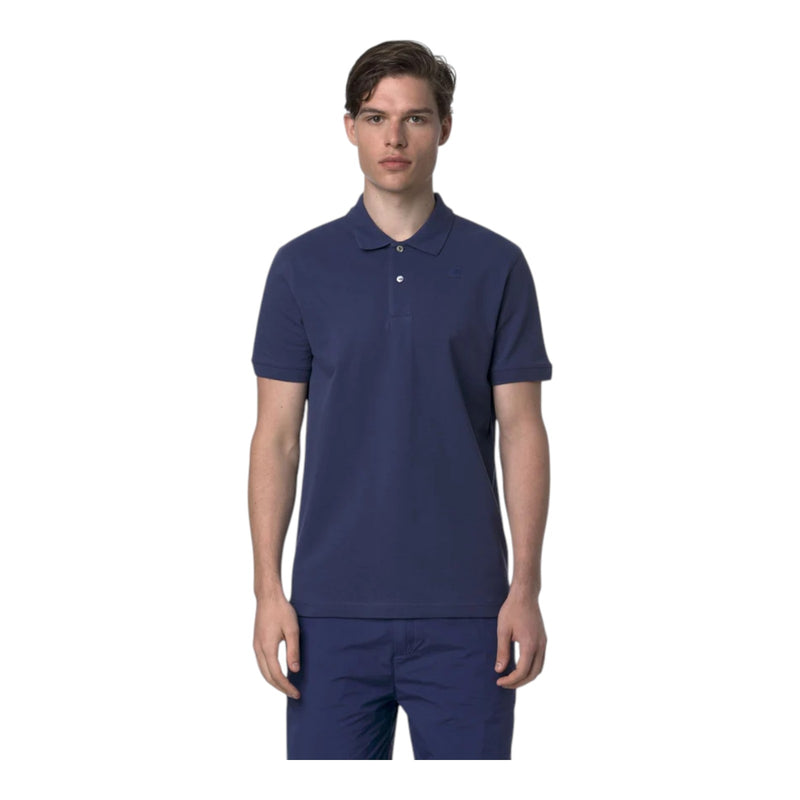 Polo Uomo K-Way - Amedee - Blu elettrico