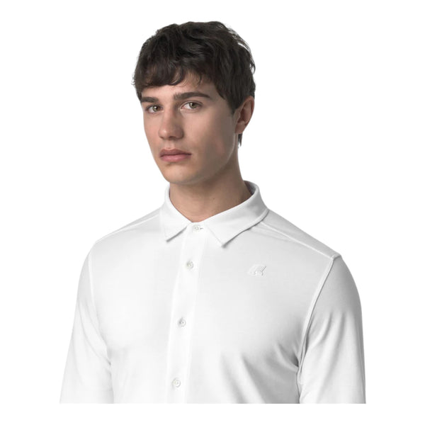 Polo Uomo K-Way - Timothee Pique - Bianco
