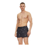 Pantaloncini e calzoncini Uomo Calvin Klein - Short Drawstring-Print Monogram - Nero