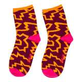 Calzini Donna Surkana - Calzini medi con motivi jacquard - Multicolore