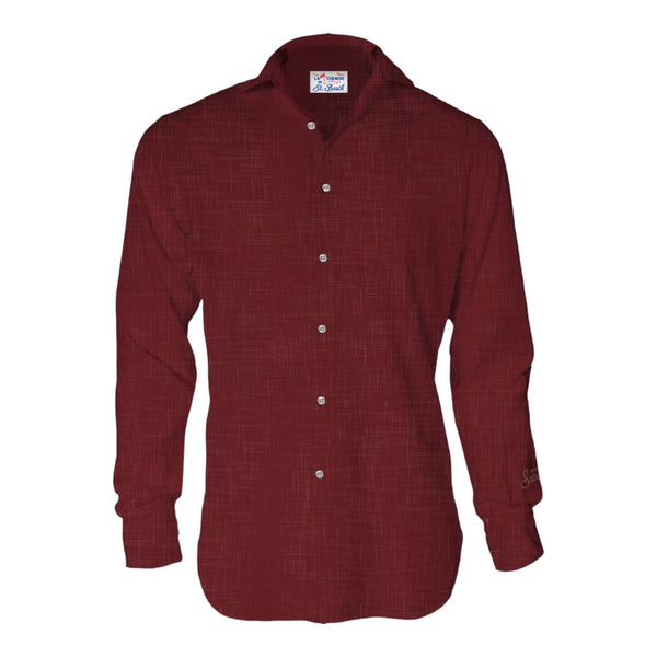 Camicie casual Uomo Mc2 Saint Barth - Pamplona	Classic Shirt - Bordeaux