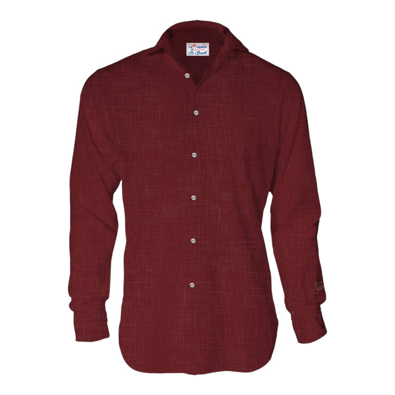 Camicie casual Uomo Mc2 Saint Barth - Pamplona	Classic Shirt - Bordeaux