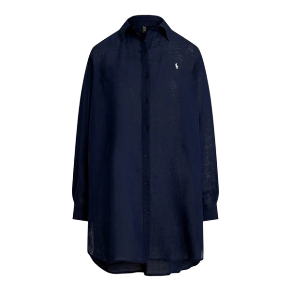 Camicie Donna Polo Ralph Lauren - Boyfriend Shirt - Blu