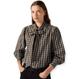 Camicie Donna Levi's - Judice Western Shirt Adelaide Plaid Fall - Marrone