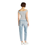 Canotte e top Donna Tommy Hilfiger - Tjw Boat Neck Top Ss Ext - Bianco