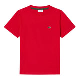 T-shirt Bambino Lacoste - Lcb Core Tee - Rosso