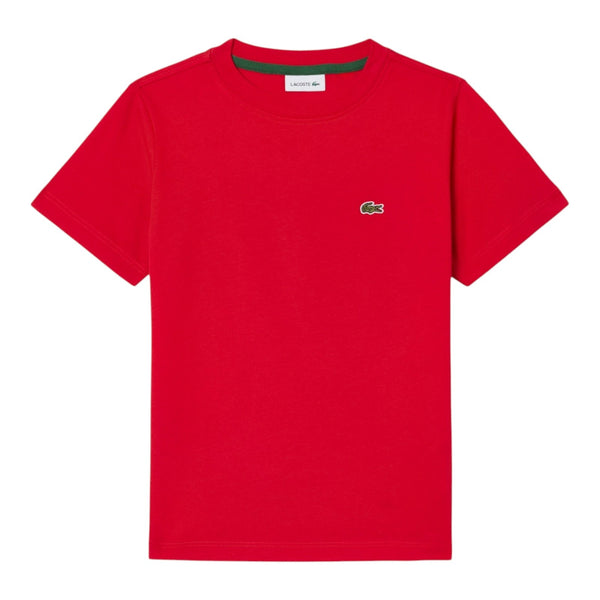 T-shirt Bambino Lacoste - Lcb Core Tee - Rosso