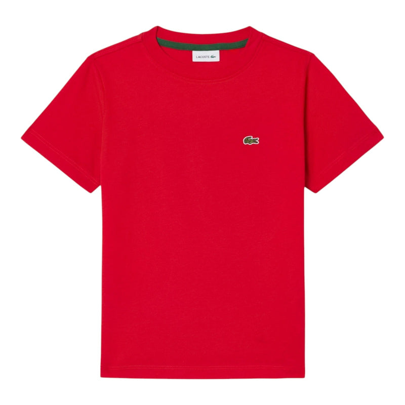T-shirt Bambino Lacoste - Lcb Core Tee - Rosso